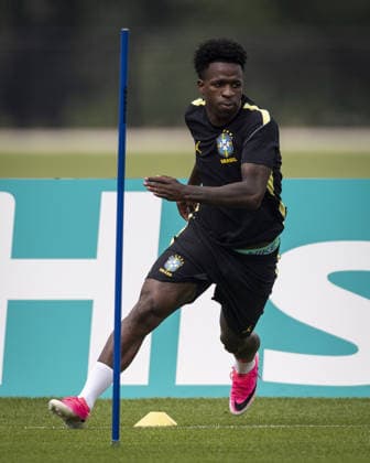 Vinicius Junior of Brazil during Brazil training session at Columbia Park training center in Morristown, Usa, today June 18, 2026. Photo: Ricardo Nogueira Sports Press Photo  Copyright: xRicardoxNogueirax xSportsxPressxPhotox Sportspressphoto_SPR169858