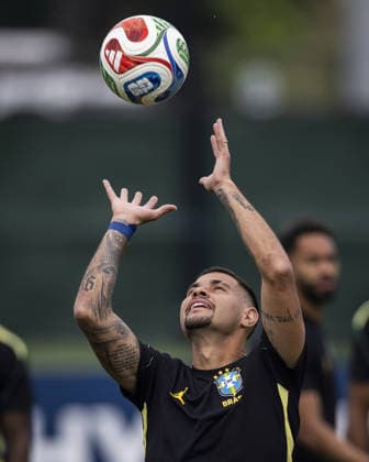 Bruno Guimaraes of Brazil during Brazil training session at Columbia Park training center in Morristown, Usa, today June 18, 2026. Photo: Ricardo Nogueira Sports Press Photo  Copyright: xRicardoxNogueirax xSportsxPressxPhotox Sportspressphoto_SPR169865