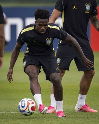 Vinicius Junior of Brazil during Brazil training session at Columbia Park training center in Morristown, Usa, today June 18, 2026. Photo: Ricardo Nogueira Sports Press Photo  Copyright: xRicardoxNogueirax xSportsxPressxPhotox Sportspressphoto_SPR169874