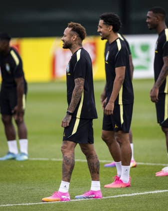 Neymar of Brazil during Brazil training session at Columbia Park training center in Morristown, Usa, today June 18, 2026. Photo: Ricardo Nogueira Sports Press Photo  Copyright: xRicardoxNogueirax xSportsxPressxPhotox Sportspressphoto_SPR169878