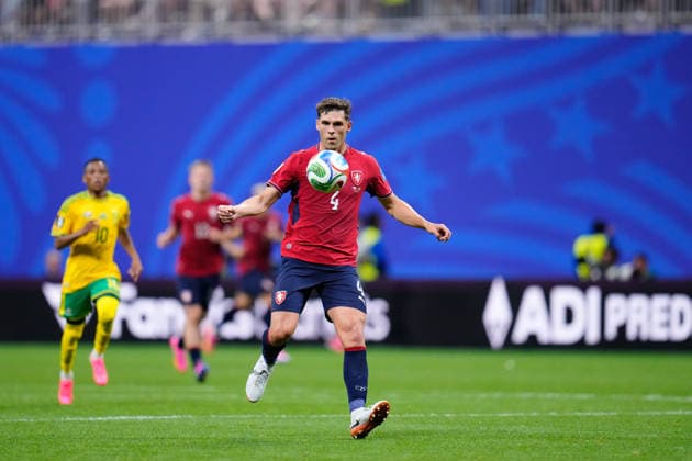 June 18, 2026, Arlington, Texas, United States: Robin Hranac of Czechia plays the ball during the FIFA World Cup, WM, Weltmeisterschaft, Fussball 2026 Group A match between Czechia and South Africa at Atlanta Stadium on June 18, 2026 in Atlanta, Georgia. Czechia V South Africa: Group A - FIFA World Cup 2026  - ZUMAa181 20260618_zaa_a181_042 Copyright: xJosexBretonx