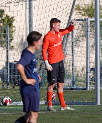 18.06.2026 Fussball Erstes öffentliches Training mit Ex SV Darmstadt 98 Profifussballer und neuer Trainer Tobias Kempe beim Germania Eberstadt bei 35 Grad hier neuer Spieler Maximilian SCHILL (Ludwigshafen Griesheim Mannheim Worms) Darmstadt-Eberstadt Hessen Deutschland