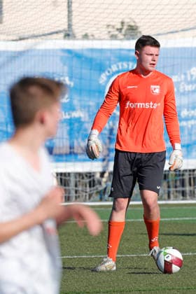 18.06.2026 Fussball Erstes öffentliches Training mit Ex SV Darmstadt 98 Profifussballer und neuer Trainer Tobias Kempe beim Germania Eberstadt bei 35 Grad hier neuer Spieler Maximilian SCHILL (bisher Ludwigshafen Griesheim Mannheim Worms) Darmstadt-Eberstadt Hessen Deutschland
