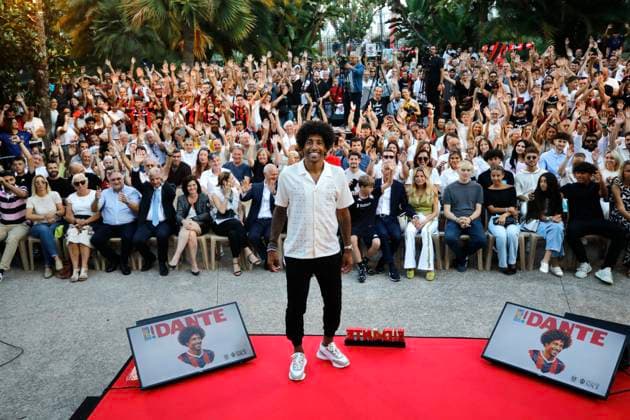 OGC NICE - CEREMONIE POUR DANTE PHOTOPQR NICE MATIN Dylan Meiffret ; Nice ; 18 06 2026 ; Ceremonie d hommage a Dante qui prend sa retraite de l OGC Nice, a la villa Massena, en presence de nombreux fans. Nice, France, june 18th 2026 Obrigado, Dante: A final farewell to the Captain OGC Nice and the City of Nice welcomed 1,000 people to the Villa Masséna for a tribute to Dante. After ten years in the red and black, Dante is preparing to turn the page on this exceptional chapter of his story with OGC Nice. Nice France  Copyright: xPHOTOPQR NICExMATIN MAXPPPxDylanxMeiffretx 20260618NIM3243 20260618NIM3236