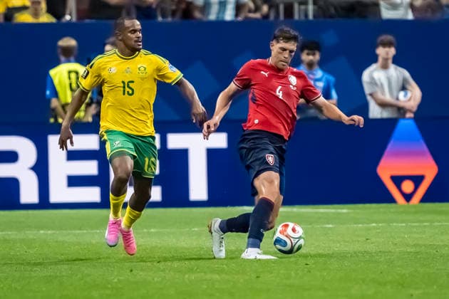 June 18, 2026, Atlanta, Georgia, USA: Czechia defender Robin Hranac (4) plays against South Africa at their FIFA World Cup, WM, Weltmeisterschaft, Fussball First Stage Group A match in ATLANTA, Georgia. The game ends in a 1:1 draw. Atlanta USA - ZUMAa161 20260618_aaa_a161_124 Copyright: xWalterxArcex xGMGx