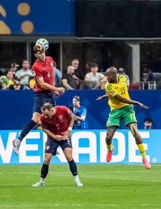 June 18, 2026, Atlanta, Georgia, USA: Czechia defender Robin Hranac (4) plays against South Africa at their FIFA World Cup, WM, Weltmeisterschaft, Fussball First Stage Group A match in ATLANTA, Georgia. The game ends in a 1:1 draw. Atlanta USA - ZUMAa161 20260618_aaa_a161_128 Copyright: xWalterxArcex xGMGx