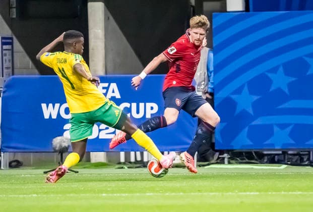 June 18, 2026, Atlanta, Georgia, USA: Czechia midfielder Pavel Sulc (15) plays against South Africa at their FIFA World Cup, WM, Weltmeisterschaft, Fussball First Stage Group A match in ATLANTA, Georgia. The game ends in a 1:1 draw. World Cup: First Stage Group A: Czechia 1:1 South Africa  - ZUMAa161 20260618_aaa_a161_153 Copyright: xWalterxArcex xGMGx