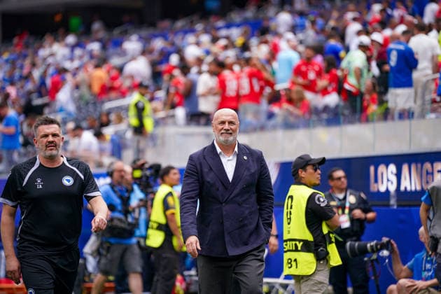 USA: Fußball FIFA World Cup, WM, Weltmeisterschaft, Fussball 2026 Gruppenphase Gruppe B Schweiz vs Bosnien-Herzegowina Los Angeles Stadium SoFi Stadium (Inglewood, Los Angeles County, Kalifornien): Sergej Barbarez (Trainer Bosnien und Herzegowina)