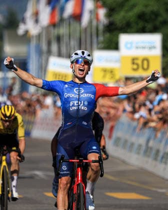 89th Tour De Suisse 2026 - Stage 2 Romain Gregoire of France and Team Groupama - FDJ wins Stage 2 of the 89th Tour de Suisse 2026 in Locarno, Switzerland, on June 18, 2026. Locarno Switzerland  Copyright: xPalxGöllnerx originalFilename:gollner-notitle260618_npJOC.jpg