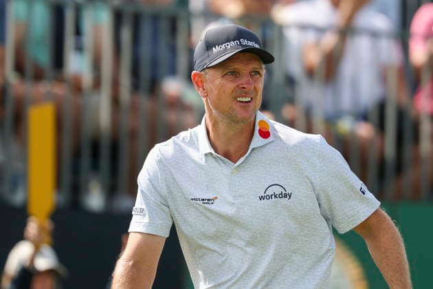US Open Golf Championship - Round 1 Jordan Spieth of the USA tees off during the first round of the 2026 US Open golf tournament at Shinnecock Hills Golf Club in Southampton, New York, USA, 18 June 2026. SOUTHAMPTON NEW YORK UNITED STATES  Copyright: xSARAHxYENESELx