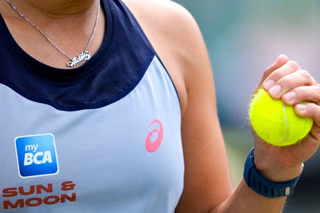 Lexus Nottingham Open - Day Four Aldila Sutjiadi competes during the quarterfinal doubles match at the 2026 Lexus Nottingham Open Women s tennis tournament at the Nottingham Tennis Centre in Nottingham, England, on June 18, 2026. Nottingham Great Britain United Kingdom  Copyright: xOwenxHammondx originalFilename:hammond-2026lexu260618_np5oB.jpg