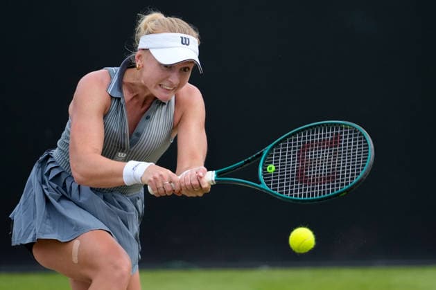 Lexus Nottingham Open - Day Four Taylah Preston in action during the Round of 16 Singles match at the 2026 Lexus Nottingham Open Women s tennis tournament at the Nottingham Tennis Centre in Nottingham, England, on June 18, 2026. Nottingham Great Britain United Kingdom  Copyright: xOwenxHammondx originalFilename:hammond-2026lexu260618_npDvz.jpg