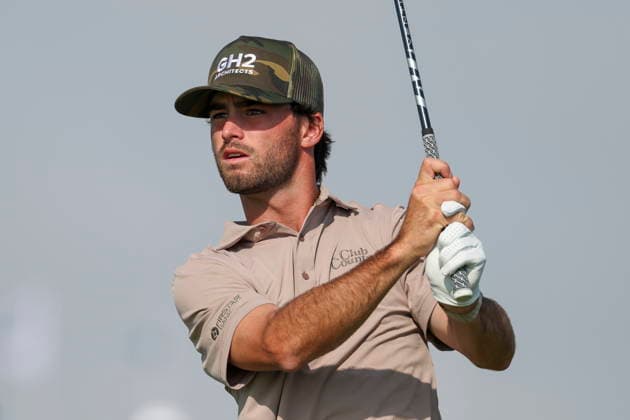 US Open Golf Championship - Round 1 Ryder Cowan of the US tees off during the first round of the 2026 US Open golf tournament at Shinnecock Hills Golf Club in Southampton, New York, USA, 18 June 2026. SOUTHAMPTON NEW YORK UNITED STATES  Copyright: xSARAHxYENESELx