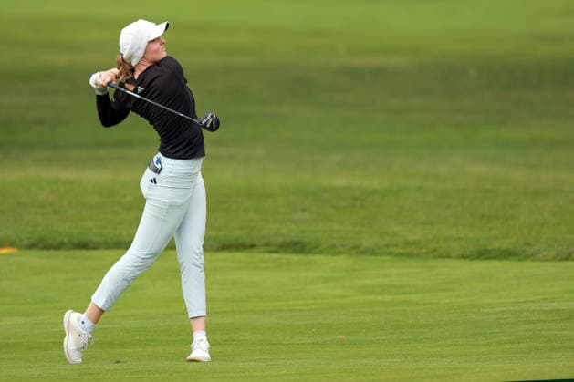 Meijer LPGA, Golf Damen Classic by Simply Give Belmont, MI - JUNE 18: Cassie Porter of Australia hits from the 8th fairway during the first round of the Meijer LPGA Classic by Simply Give at Blythefield Country Club on June 18, 2026 in Belmont, Michigan. Belmont Michigan United States  Copyright: xAmyxLemusx originalFilename:lemus-meijerlp260618_np8RZ.jpg