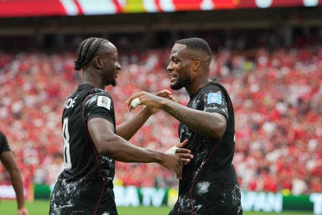 Canada v Qatar - FIFA World Cup, WM, Weltmeisterschaft, Fussball 2026 - Group B VANCOUVER, CANADA - JUNE 18: Cyle Larin (9) of Canada celebrates after scoring a goal during the 2026 FIFA World Cup First Stage Group B match between Canada and Qatar at BC Place Stadium in Vancouver, Canada on June 18, 2026. Ercin Erturk Anadolu British Columbia Canada. Editorial use only. Please get in touch for any other usage.  Copyright: x2026xAnadoluxErcinxErturkx