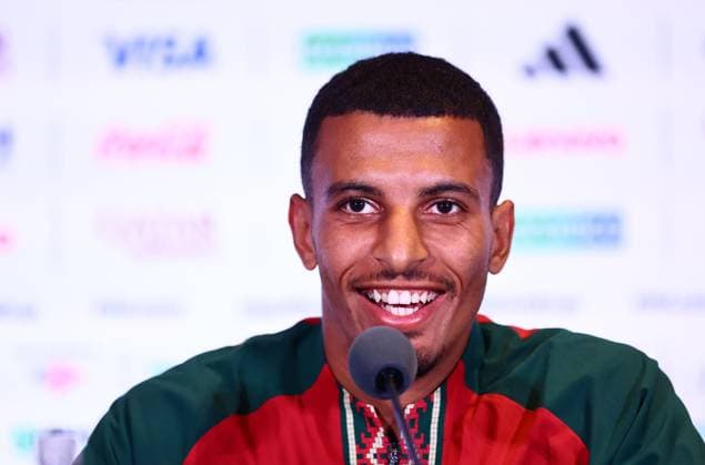 Azzedine Ounahi of Morocco Morocco press conference, PK, Pressekonferenz 2026 FIFA World Cup, WM, Weltmeisterschaft, Fussball Football, Boston Stadium, Foxborough, Massachusetts, USA - 18 Jun 2026Charlotte Atrium Health Performance Park United States of America EDITORIAL USE ONLY No use with unauthorised audio, video, data, fixture lists, club league logos or live services. Online in-match use limited to 120 images, no video emulation. No use in betting, games or single club league player publications.  Copyright: xMichaelxZemanek Shutterstockx 16934884h