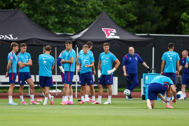 Croatia Training And press conference, PK, Pressekonferenz - FIFA World Cup, WM, Weltmeisterschaft, Fussball 2026 Players of Croatia during the training session at training centre at Episcopal High School on June 18, 2026 in Alexandria, Virginia.  IgorxKralj PIXSELL