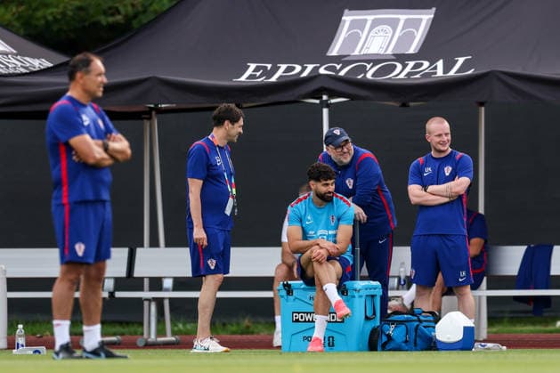 Croatia Training And press conference, PK, Pressekonferenz - FIFA World Cup, WM, Weltmeisterschaft, Fussball 2026 Josko Gvardiol of Croatia during the training session at training centre at Episcopal High School on June 18, 2026 in Alexandria, Virginia.  IgorxKralj PIXSELL