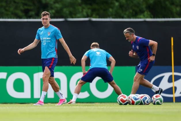 Croatia Training And press conference, PK, Pressekonferenz - FIFA World Cup, WM, Weltmeisterschaft, Fussball 2026 Luka Sucic of Croatia during the training session at training centre at Episcopal High School on June 18, 2026 in Alexandria, Virginia.  IgorxKralj PIXSELL