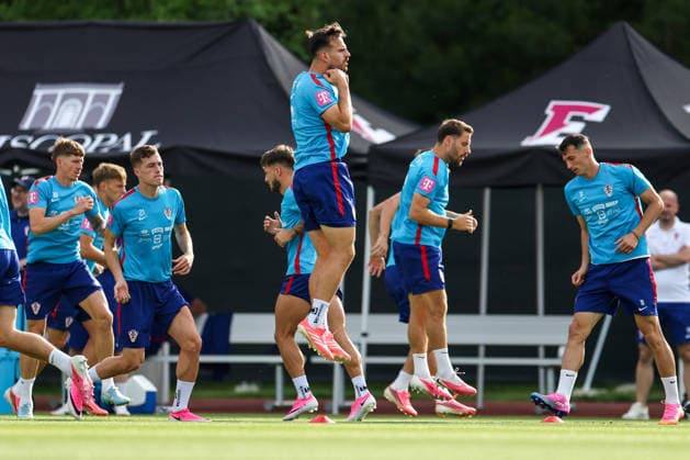 Croatia Training And press conference, PK, Pressekonferenz - FIFA World Cup, WM, Weltmeisterschaft, Fussball 2026 Players of Croatia during the training session at training centre at Episcopal High School on June 18, 2026 in Alexandria, Virginia.  IgorxKralj PIXSELL
