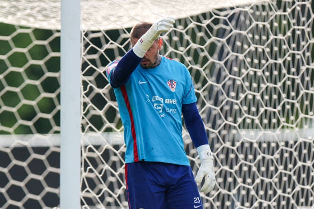 Croatia Training And press conference, PK, Pressekonferenz - FIFA World Cup, WM, Weltmeisterschaft, Fussball 2026 Dominik Kotarski of Croatia during the training session at training centre at Episcopal High School on June 18, 2026 in Alexandria, Virginia.  IgorxKralj PIXSELL