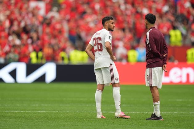 Canada v Qatar - FIFA World Cup, WM, Weltmeisterschaft, Fussball 2026 - Group B VANCOUVER, CANADA - JUNE 18: Mohamed Al-Mannai (26) of Qatar reacts after conceding a goal during the 2026 FIFA World Cup First Stage Group B match between Canada and Qatar at BC Place Stadium in Vancouver, Canada on June 18, 2026. Ercin Erturk Anadolu British Columbia Canada. Editorial use only. Please get in touch for any other usage.  Copyright: x2026xAnadoluxErcinxErturkx