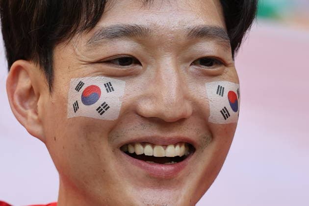FIFA World Cup, WM, Weltmeisterschaft, Fussball 2026 - Group A - Mexico vs South Korea A fan of South Korea reacts during a Group A match in the FIFA World Cup 2026 Mexico against South Korea at Akron Stadium in Guadalajara, Mexico, 18 June 2026. GUADALAJARA Mexico  Copyright: xAlexxCruzx