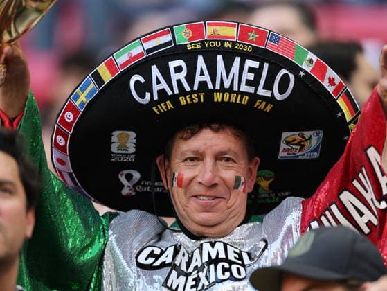 FIFA World Cup, WM, Weltmeisterschaft, Fussball 2026 - Group A - Mexico vs South Korea A fan of Mexico reacts during a Group A match in the FIFA World Cup 2026 Mexico against South Korea at Akron Stadium in Guadalajara, Mexico, 18 June 2026. GUADALAJARA Mexico  Copyright: xAlexxCruzx