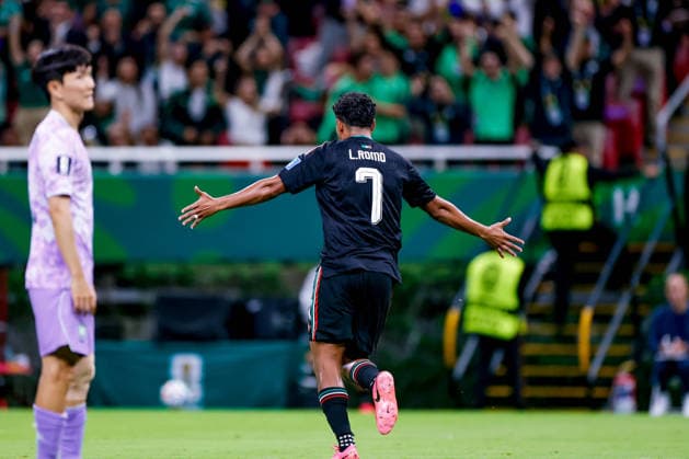 FIFA World Cup, WM, Weltmeisterschaft, Fussball 2026 MEXICO VS SOUTH KOREA FIFA WORLD CUP 2026 MEXICO VS SOUTH KOREA MEXICO VS SOUTH KOREA 18062026 GUADALAJARA, JALISCO. Action photo of Luis Romo (7) of Mexico celebrating a goal, during Round 1 Group A game of the FIFA World Cup 2026, held at the Estadio Guadalajara at Guadalajara, Jalisco. . Foto de accion de Luis Romo (7) de Mexico celebrando un gol, durante juego de Ronda 1 del Grupo A de la Copa del Mundo 2026 de la FIFA, celebrado en el Estadio Guadalajara en Guadalajara, Jalisco. PHOTO BY IMAGENSHOP AGENCIA FOTOGRAFICA GUADALAJARA JALISCO MEXICO