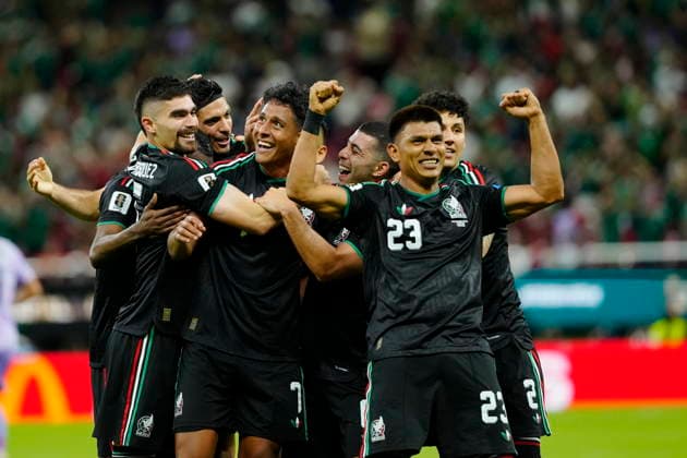 FIFA World Cup, WM, Weltmeisterschaft, Fussball 2026 - Group A - Mexico vs South Korea Mexican players celebrate a goal by Luis Romo during a Group A match in the FIFA World Cup 2026 Mexico against South Korea at Akron Stadium in Guadalajara, Mexico, 18 June 2026. GUADALAJARA Mexico  Copyright: xFranciscoxGuascox