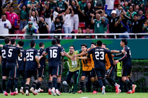 FIFA World Cup, WM, Weltmeisterschaft, Fussball 2026 MEXICO VS SOUTH KOREA FIFA WORLD CUP 2026 MEXICO VS SOUTH KOREA MEXICO VS SOUTH KOREA 18062026 GUADALAJARA, JALISCO. Action photo of players of Mexico celebrating a goal, during Round 1 Group A game of the FIFA World Cup 2026, held at the Estadio Guadalajara at Guadalajara, Jalisco. . Foto de accion de jugadores de Mexico celebrando un gol, durante juego de Ronda 1 del Grupo A de la Copa del Mundo 2026 de la FIFA, celebrado en el Estadio Guadalajara en Guadalajara, Jalisco. PHOTO BY IMAGENSHOP AGENCIA FOTOGRAFICA GUADALAJARA JALISCO MEXICO