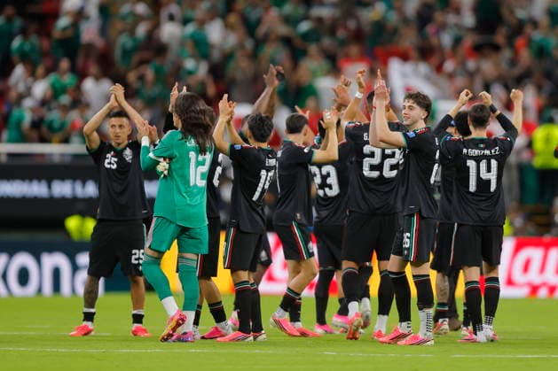 FIFA World Cup, WM, Weltmeisterschaft, Fussball 2026 - Group A - Mexico vs South Korea Mexican players celebrate at the end of a Group A match in the FIFA World Cup 2026 Mexico against South Korea at Akron Stadium in Guadalajara, Mexico, 18 June 2026. GUADALAJARA Mexico  Copyright: xFranciscoxGuascox