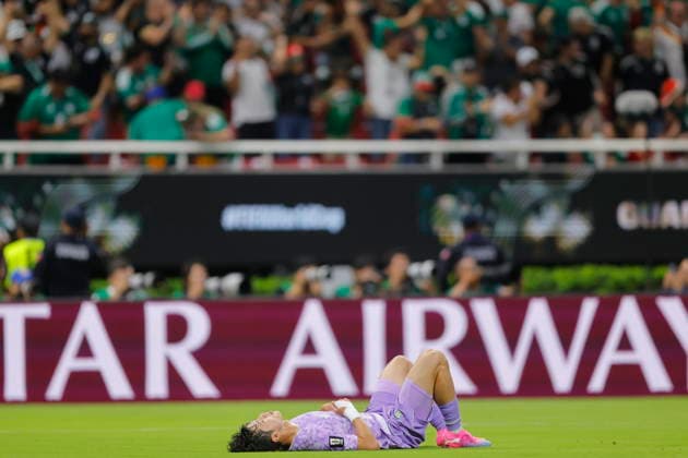 FIFA World Cup, WM, Weltmeisterschaft, Fussball 2026 - Group A - Mexico vs South Korea Yang Hyun-jun of South Korea reacts at the end of a Group A match in the FIFA World Cup 2026 Mexico against South Korea at Akron Stadium in Guadalajara, Mexico, 18 June 2026. GUADALAJARA Mexico  Copyright: xFranciscoxGuascox
