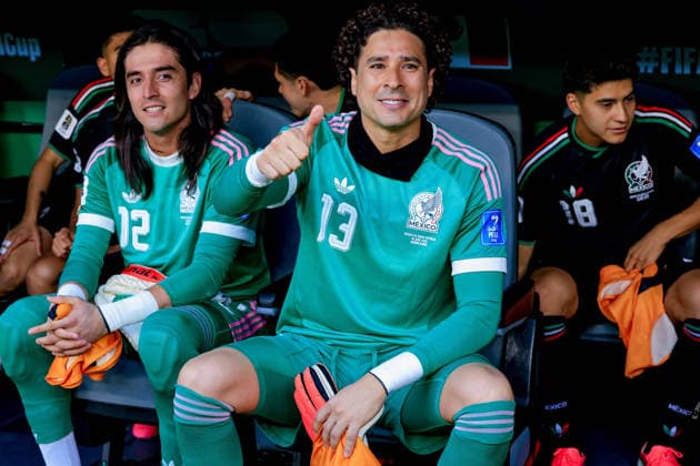 FIFA World Cup, WM, Weltmeisterschaft, Fussball 2026 MEXICO VS SOUTH KOREA FIFA WORLD CUP 2026 MEXICO VS SOUTH KOREA MEXICO VS SOUTH KOREA 18062026 GUADALAJARA, JALISCO. Action photo of Carlos Acevedo (L) and Guillermo Ochoa of Mexico, during Round 1 Group A game of the FIFA World Cup 2026, held at the Estadio Guadalajara at Guadalajara, Jalisco. . Foto de accion de Carlos Acevedo (I) y Guillermo Ochoa de Mexico, durante juego de Ronda 1 del Grupo A de la Copa del Mundo 2026 de la FIFA, celebrado en el Estadio Guadalajara en Guadalajara, Jalisco. PHOTO BY IMAGENSHOP AGENCIA FOTOGRAFICA GUADALAJARA JALISCO MEXICO