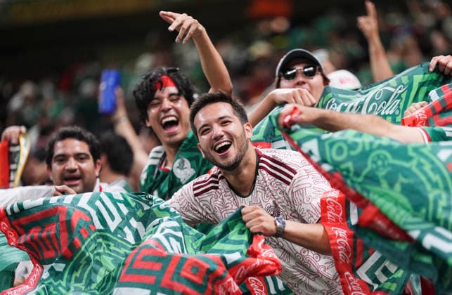 (260619) -- GUADALAJARA, June 19, 2026 -- Fans of Mexico celebrate after a group A match between Mexico and South Korea at the 2026 FIFA World Cup, WM, Weltmeisterschaft, Fussball at Guadalajara Stadium in Guadalajara, Mexico, June 18, 2026. (Photo by Xinhua) (SP)MEXICO-GUADALAJARA-FOOTBALL-FIFA WORLD CUP-GROUP A-MEX VS KOR MartinxZabala 