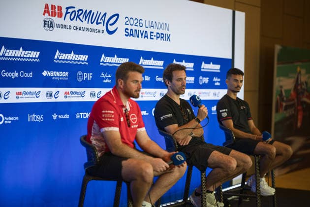 2026 FORMULA E SANYA ePRIX VERGNE Jean-Eric (fra), CitroÃ«n Racing Formula E Team, CitroÃ«n, portrait press conference, PK, Pressekonferenz conference de presse during the 2026 Sanya ePrix, 11th round of the 2025-26 ABB FIA Formula E World Championship, WM, Weltmeisterschaft on the Sanya Street Circuit from June 18 to 20, 2026 in Sanya, China - SanyaChina  Copyright: xCLEMENTxLUCKx