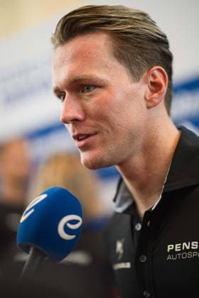 2026 FORMULA E SANYA ePRIX GUNTHER Maximilian (ger), DS Penske, DS E-Tense FE25, portrait media pen during the 2026 Sanya ePrix, 11th round of the 2025-26 ABB FIA Formula E World Championship, WM, Weltmeisterschaft on the Sanya Street Circuit from June 18 to 20, 2026 in Sanya, China - SanyaChina  Copyright: xCLEMENTxLUCKx