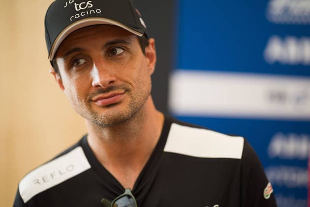 2026 FORMULA E SANYA ePRIX EVANS Mitch (nzl), Jaguar TCS Racing, Jaguar I-Type 7, portrait media pen during the 2026 Sanya ePrix, 11th round of the 2025-26 ABB FIA Formula E World Championship, WM, Weltmeisterschaft on the Sanya Street Circuit from June 18 to 20, 2026 in Sanya, China - SanyaChina  Copyright: xCLEMENTxLUCKx