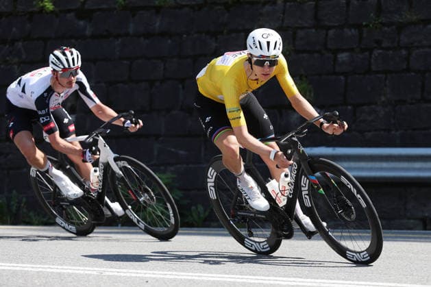 18.06.2026 Locarno TI , SCHWEIZ, 89. Tour de Suisse 2.Etappe Locarno - Locarno Tadej Pogacar SLO Team UAE Emirates