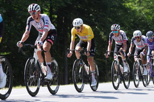 18.06.2026 Locarno TI , SCHWEIZ, 89. Tour de Suisse 2.Etappe Locarno - Locarno Tadej Pogacar SLO Team UAE Emirates