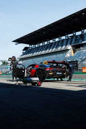 ADAC GT Masters, 5. + 6. Rennen DEKRA Lausitzring 2026 77 Audi R8 LMS GT3 EVO II, LIQUI MOLY Team Engstler Motorsport: Robin Rogalski, Simon Connor Primm - picture by Gruppe C Photography Schipkau Lausitzring Brandenburg Deutschland Copyright: xGruppexCxPhotographyx