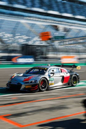 ADAC GT Masters, 5. + 6. Rennen DEKRA Lausitzring 2026 77 Audi R8 LMS GT3 EVO II, LIQUI MOLY Team Engstler Motorsport: Robin Rogalski, Simon Connor Primm - picture by Gruppe C Photography Schipkau Lausitzring Brandenburg Deutschland Copyright: xGruppexCxPhotographyx