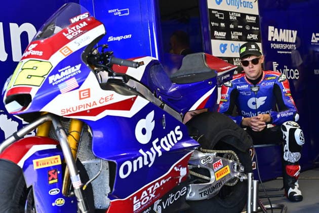 Czech Republic motorcycle Grand Prix, MotoGP World Championship, WM, Weltmeisterschaft Moto2 free practice, in Brno, Czech Republic, on June 19, 2026. Filip Salac from Czech Republic. (CTKxPhoto VaclavxSalek) CTKPhotoP2026061903132  CTKPhotoP2026061903132