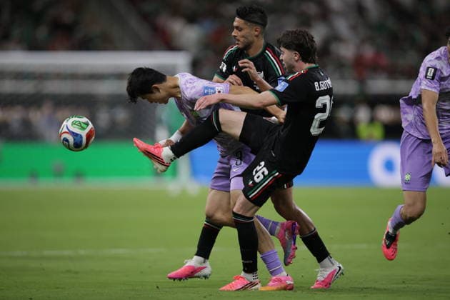 Mexico v South Korea - FIFA World Cup, WM, Weltmeisterschaft, Fussball 2026 - Group A ZAPOPAN, MEXICO - JUNE 18: Brian Gutierrez (26) of Mexico in action during the FIFA World Cup 2026 Group A match between Mexico and South Korea at Guadalajara Stadium on June 18, 2026 in Zapopan, Mexico. Luciano Gonzalez Anadolu Zapopan Mexico. Editorial use only. Please get in touch for any other usage.  Copyright: x2026xAnadoluxLucianoxGonzalezx