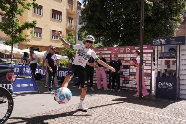 S.C. Padovani Polo Cherry Bank during Stage 6 of the Giro Next Gen 2026, from Velletri to Subiaco-Monte Livata, Italy, Friday, June 19, 2026.  Copyright: xMassimoxPaolone LaPressex