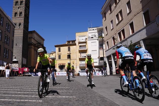 Pre race during Stage 6 of the Giro Next Gen 2026, from Velletri to Subiaco-Monte Livata, Italy, Friday, June 19, 2026.  Copyright: xFabioxFerrari LaPressex
