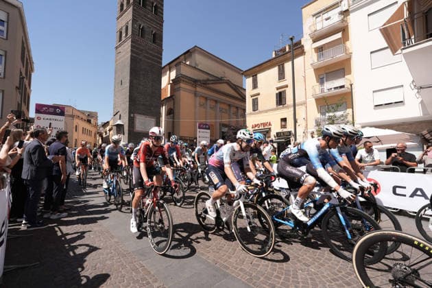 Start the race during Stage 6 of the Giro Next Gen 2026, from Velletri to Subiaco-Monte Livata, Italy, Friday, June 19, 2026.  Copyright: xMassimoxPaolone LaPressex
