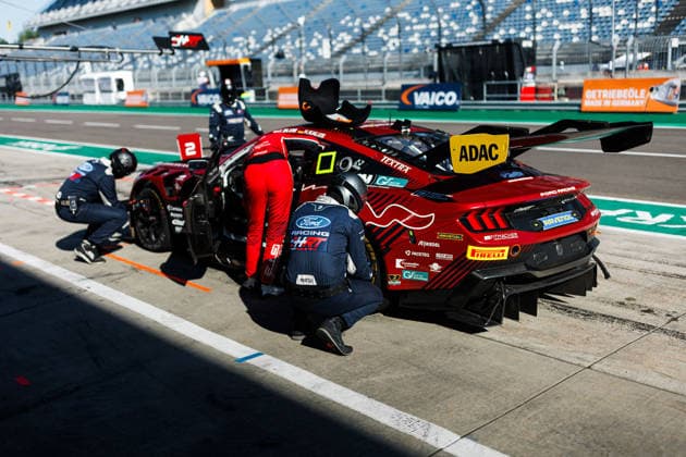 ADAC GT Masters, 5. + 6. Rennen DEKRA Lausitzring 2026 2 Ford Mustang GT3, Haupt Racing Team: Kiano Blum, Niklas Kalus - picture by Gruppe C Photography Schipkau DEKRA Lausitzring Brandenburg Germany Copyright: xGruppexCxPhotographyx