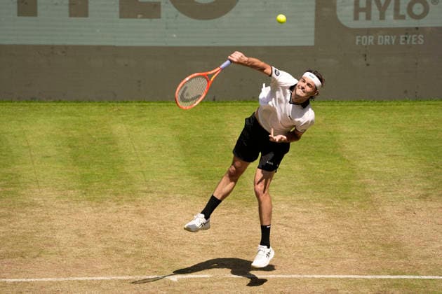 photo : Taylor FRITZ (USA) Tennis-Turnier Terra Wortmann Cup im Gerry Weber Sportpark in Halle Westfalen - Viertelfinales - am Fr. 19.06.2026