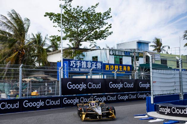 2026 FORMULA E SANYA ePRIX 77 BARNARD Taylor (gbr), DS Penske, DS E-Tense FE25, action during the 2026 Sanya ePrix, 11th round of the 2025-26 ABB FIA Formula E World Championship, WM, Weltmeisterschaft on the Sanya Street Circuit from June 18 to 20, 2026 in Sanya, China - SanyaChina  Copyright: xJULIENxDELFOSSEx